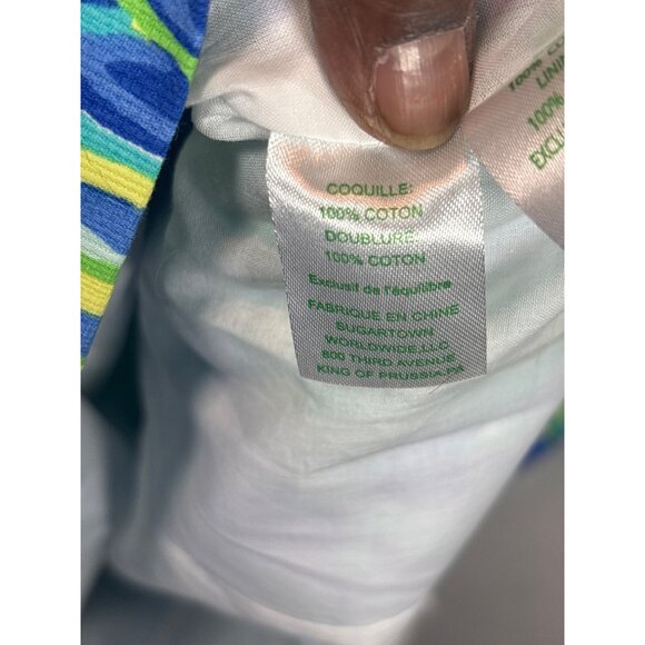 Lilly Pulitzer Sleeveless Tropical Print Dress With Front Zipper Detail -Size 10 - Picture 8 of 10